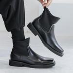 Ботинки Челси мужские черный Cachiotti - фото 6