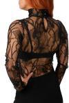 Топ Petra Lace в черном цвете ByVARGA - фото 2