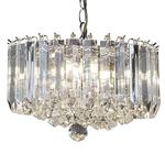 Подвесной светильник searchlight Sigma, акрил/сталь - 4 лампы - фото