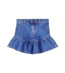 Юбка джинсовая с рюшами Bridget Molo, Washed Vintage - фото