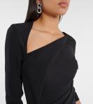 Креповое платье pollina Safiyaa, черный - фото 4