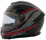 Шлем APEX ft300 vienna, Black/Grey/Red - фото