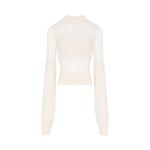 Топ Jean Paul Gaultier Mesh Cut Out Detail Top, Ecru - фото