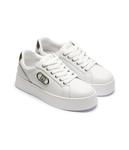 Кожаные кеды красивые 06 Liu Jo, белый - фото 3