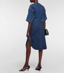 Джинсовая юбка миди TOTEME, синий - фото 3