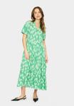 Платье Saint Tropez EDASZ SS MAXI, Greenbriar Flower Lane/Green - фото