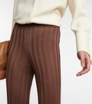 Вязаные брюки Aya SIR, Chocolat - фото 4