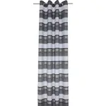 Штора Menorca с люверсами, 1 шт. Wirth, антрацит - фото