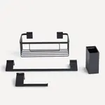 Rubik Roca настенный держатель для зубных щеток, черный - фото 6