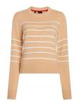 Пуловер ESPRIT Pullover, цвет Apricot/Weiß - фото 4