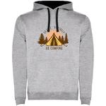 Худи Kruskis Go Free Go Lively Bicolor, серый - фото