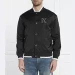 Бомбер стандартного кроя Karl Lagerfeld, черный - фото