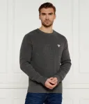 Свитер regular fit Guess Jeans, серый - фото