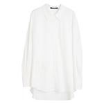 ELLE Рубашка Women's White Pointed Collar Moderate - фото