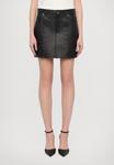 Мини-юбка ADA - Leather skirt STUDIO ID, черный - фото