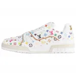 LOUIS VUITTON Кроссовки Takashi Murakami X Trainer «White» - фото