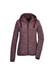 Спортивная куртка Killtec Strickfleecejacke mit Kapuze, цвет Weinrot - фото