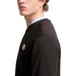 Лонгслив с логотипом Moncler, черный - фото 6