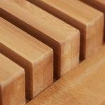 Органайзер для ножей Relaxdays из бамбука для 5 ножей - фото 6