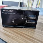BAUER Хоккейный шлем для взрослых с полупрозрачным стеклом и быстросъемным визором, соревновательный шлем с очками и визором Elite - фото