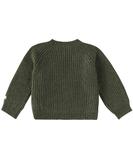 Свитер Гари в рубчик Donsje, Forest Green Melange - фото 2