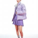 Пуховик унисекс фиолетовый Mlb - фото 4