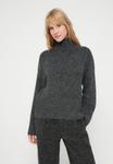 Джемпер VILA VIMARLEY ROLL NECK , Dark Grey Melange/Mottled Dark Grey - фото 4