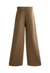Брюки OYSHO KNIT STRAIGHT-LEG, Brown - фото 7