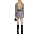 Self-portrait Женское черное платье с длинными рукавами - фото 4