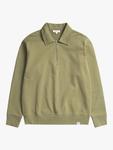 Свитшот Ketel с молнией до половины Norse Projects, Moss Green - фото