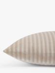 Подушка в полоску из вельвета John Lewis, Oatmeal - фото 3