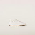 Кроссовки Plume из кожи наппа Miu Miu, белый - фото 2