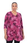 Блуза Ulla Popken, розовый/темно-розовый - фото 2