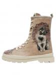 Сапоги Dogo Gisele Boots - Heart Cat, коричневый - фото