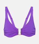 Верх бикини Bel Air Melissa Odabash, фиолетовый - фото