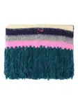 Шарф с бахромой Erl, синий - фото 2