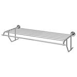 Полка для ванной BROFJARDEN IKEA, 75x29 см, хромированный эффект - фото