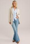 Блуза WE Fashion Button-down blouse, Light Blue - фото 2