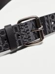 Ремень Bershka UNCOMMON TIMES, черный - фото 2