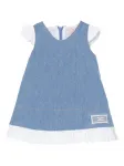 Джинсовое платье Elisabetta Franchi Kids, синий - фото