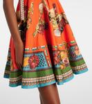 Льняное мини-платье с принтом Рокко Alémais, разноцветный - фото 5