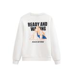 Детский свитшот Mizuno, Ecru - фото 4