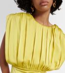 Платье миди со сборками Jil Sander, зеленый - фото 4