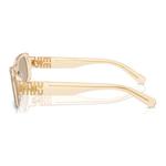 MIU MIU Прямоугольные солнцезащитные очки, Brown - фото 6