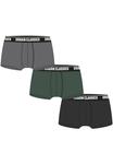 Боксеры Urban Classics, цвет Light grey/Dark green/Black - фото