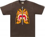 Футболка BAPE Tiger 'Brown', коричневый - фото