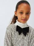 Детская куртка с бантом и пайетками John Lewis, Silver, Black - фото 7
