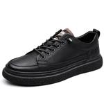 Низкие мужские кроссовки EGCHI, Black - фото