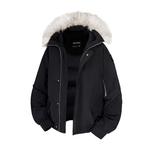 NANDCHN Парка унисекс, Black - фото