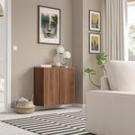 Настенный стеллаж EKET IKEA, 70x35x70 см, цвет walnut effect - фото 2